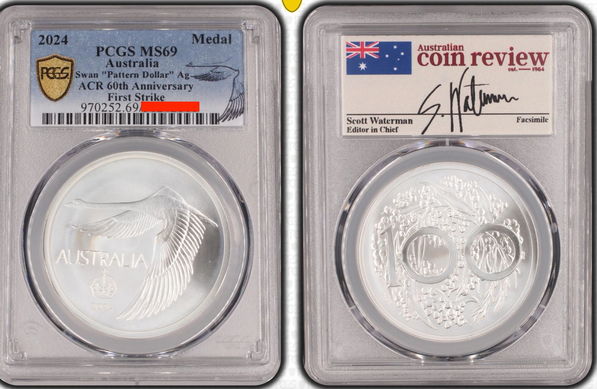 2024 Swan Silver Uncirculated PCGS MS69