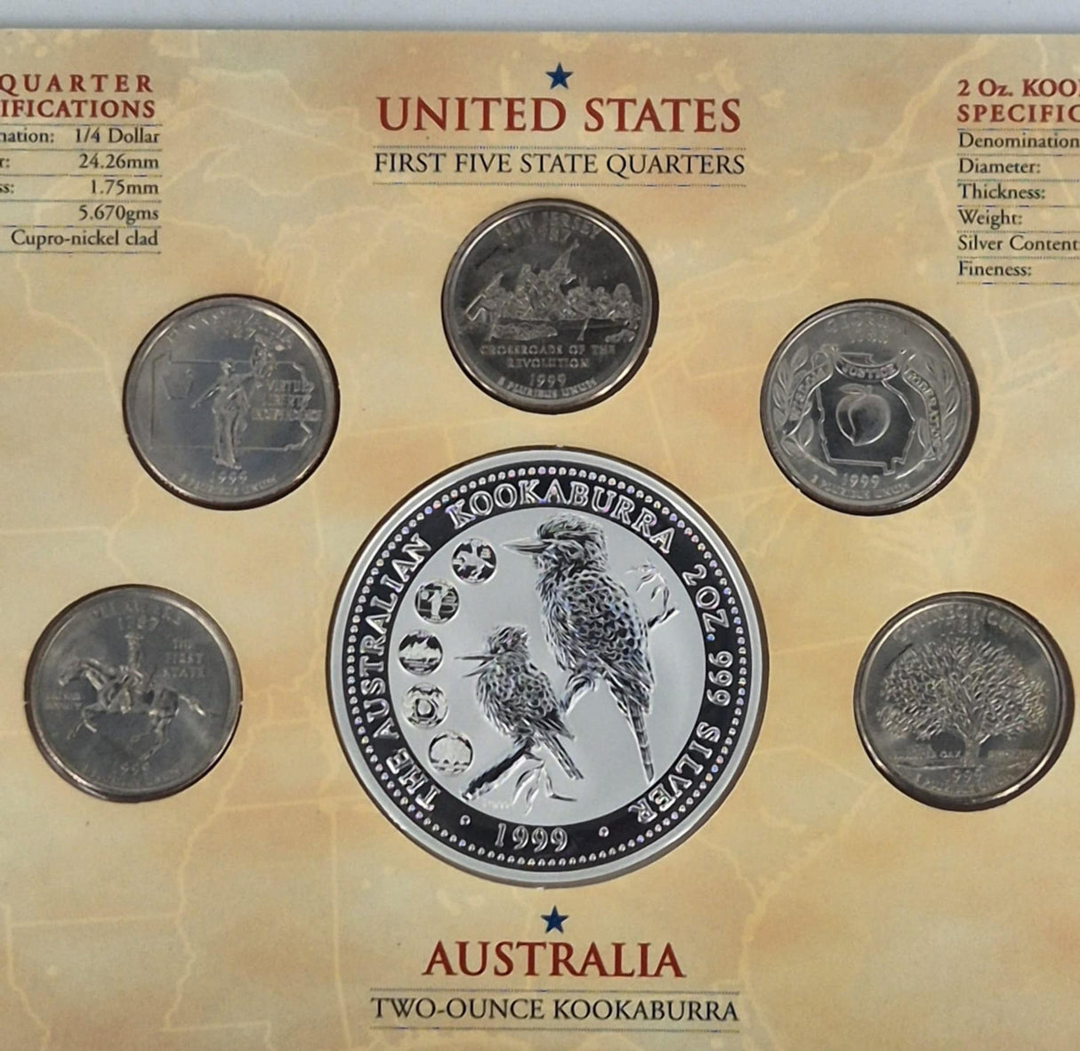 1999 Kookaburra First Five States Honour Mark Collection