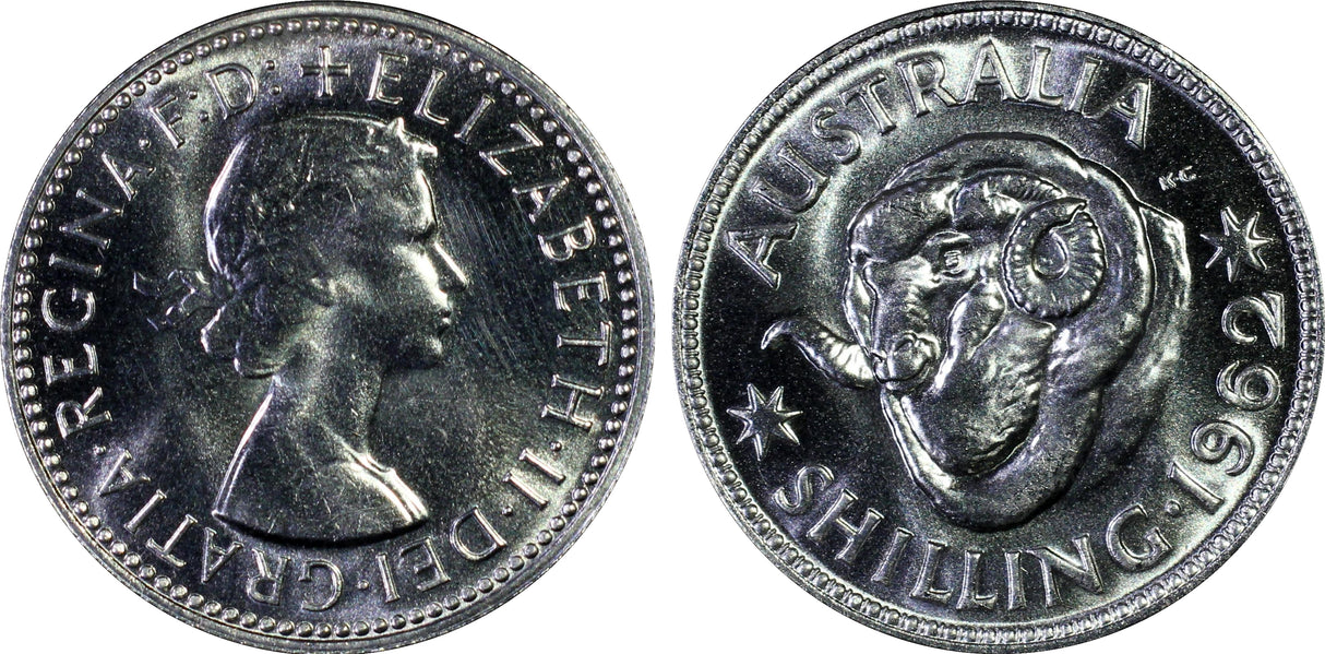 1962(m) Australian Proof Shilling - PCGS PR65