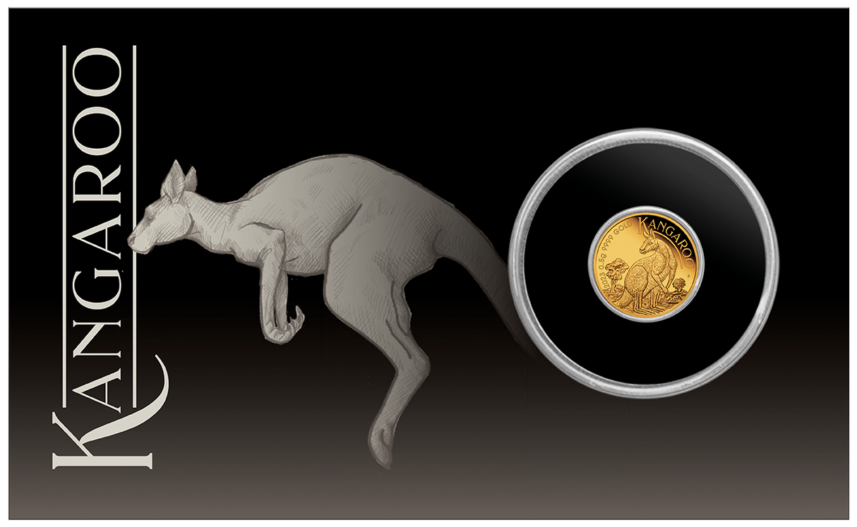 2023 $2 Mini Roo 2023 Gold Coin in Card