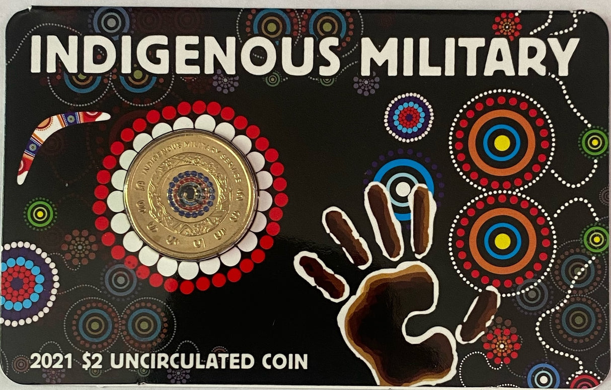 2021 $2 Indigenous Military Carded Coin