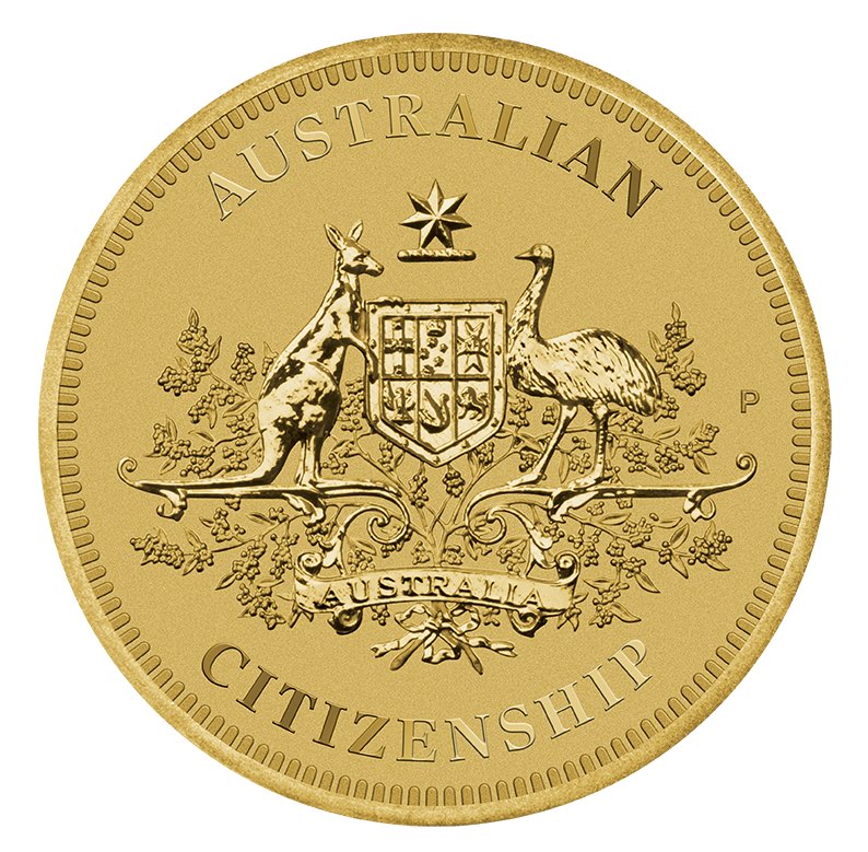 2023 UNC Carded $1 - Australian Citizenship