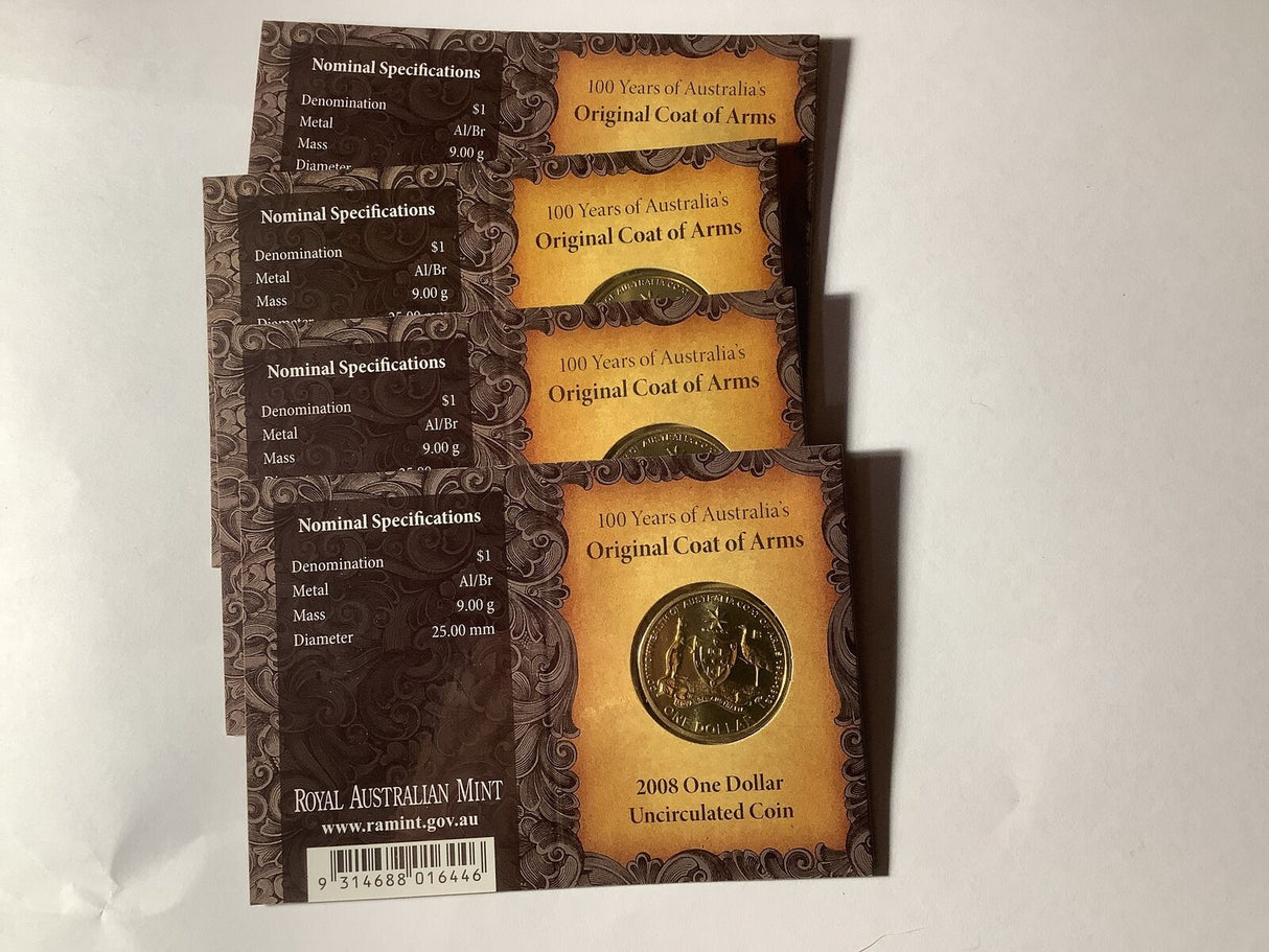 2008 $1 100 Years of Coat of Arms. 'S', 'C', 'M', 'B'