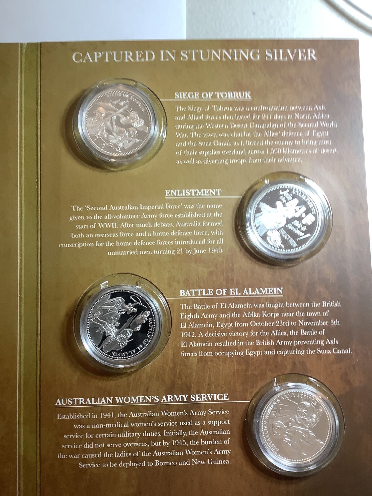 WWII Complete Silver Collection - Folder 1