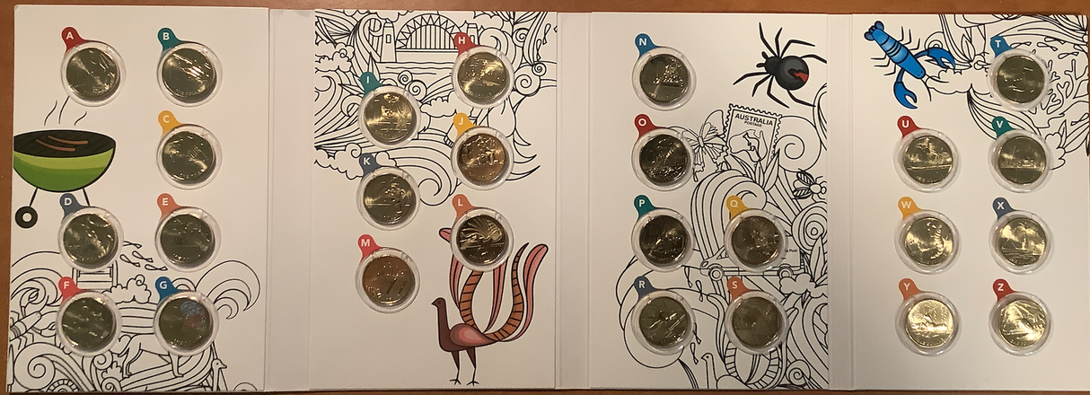 2021 Great Aussie Coin Hunt 2 Including Coloured ‘G’-