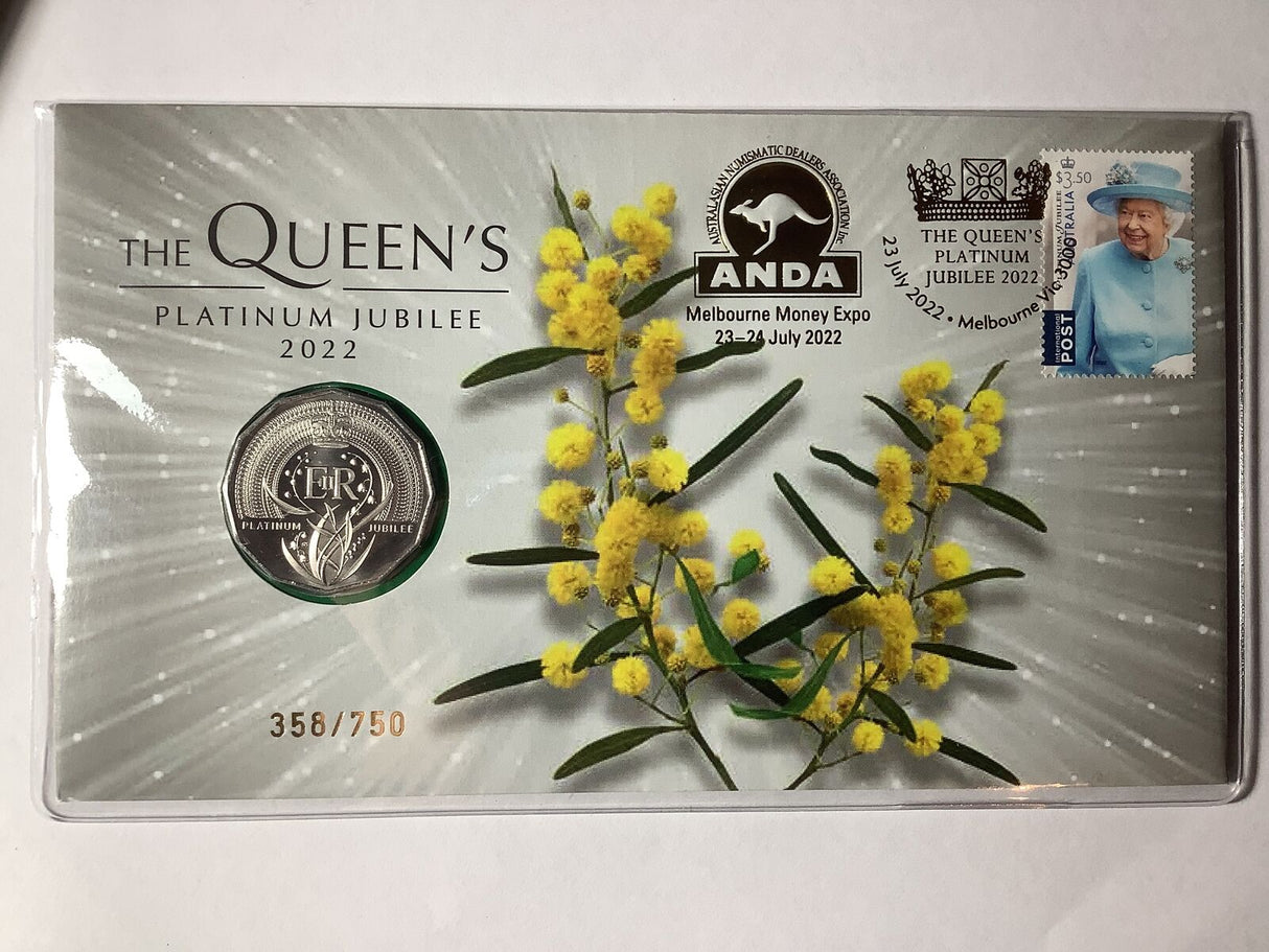 2022 Melbourne ANDA Three PNC set. Animalia, Queen’s Jubilee 1, Queen’s Jubilee