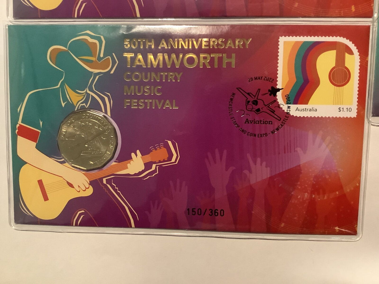 2022 Newcastle Coin Show PNC. 120 made per day. Full Set Tamworth Music Festival days