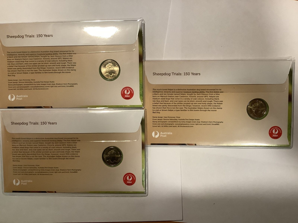 2022 Newcastle Coin Show PNC. 120 made per day. Full Set Sheepdog Trials days 1,2,3