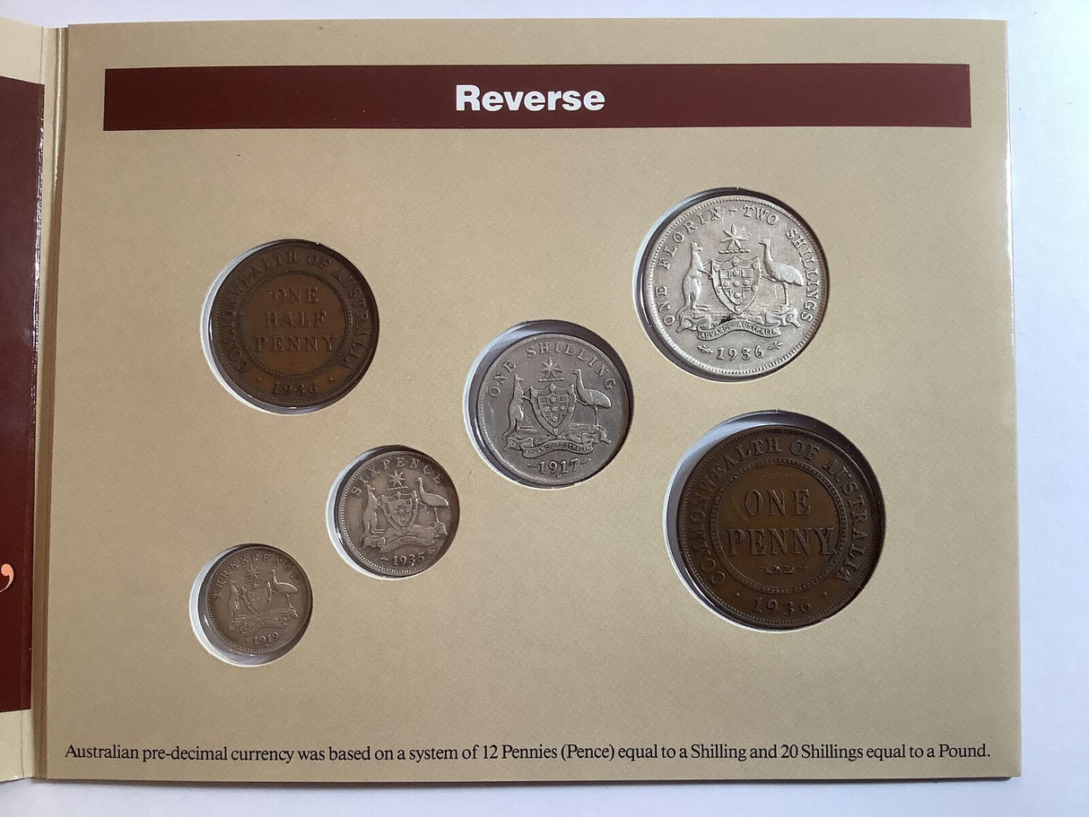 Australian Pre-Decimal Coin Set. Coinage of King George V