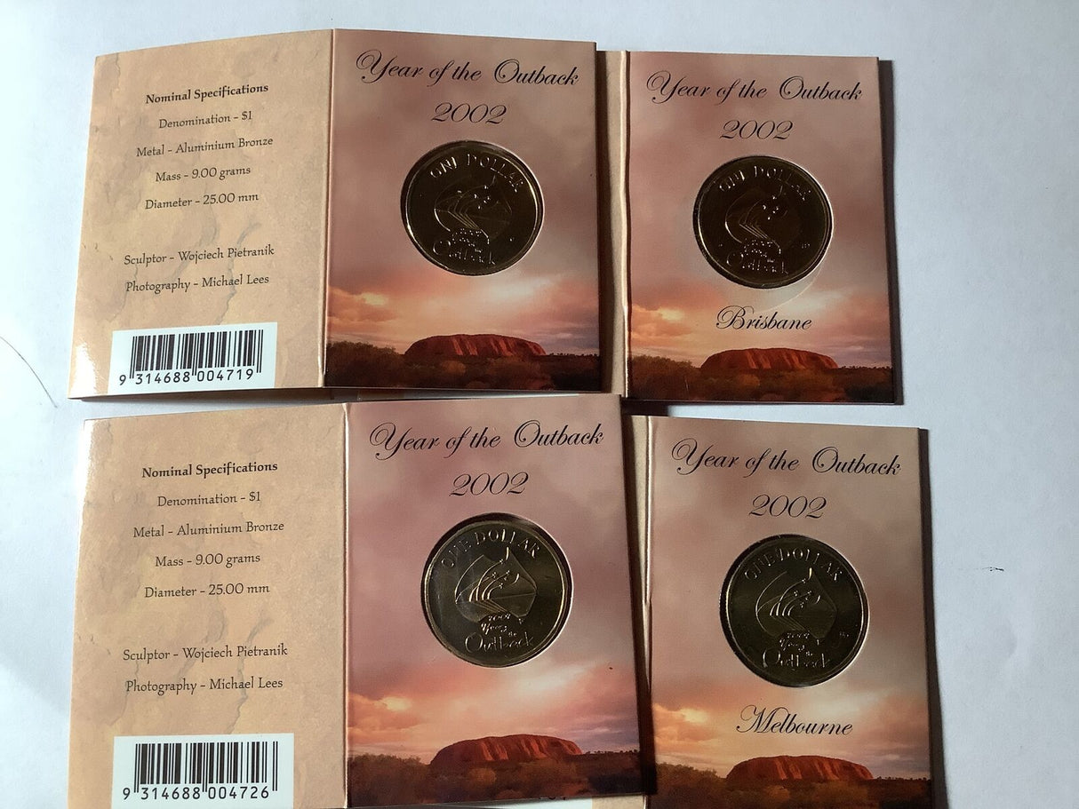 2002 $1 Year of the Outback. 'C', 'S', 'M', 'B'
