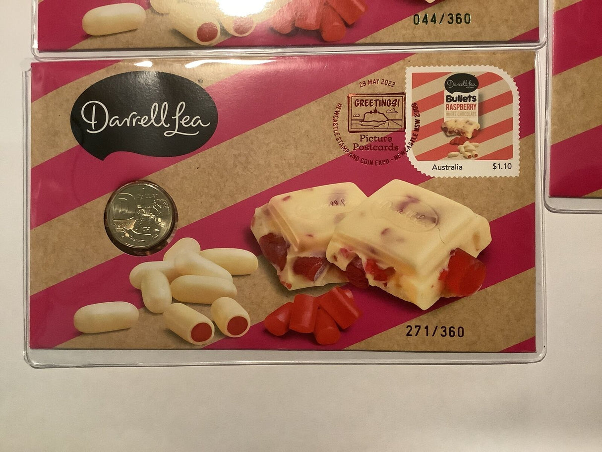 2022 Newcastle Coin Show PNC. 120 made per day. Full Set Darrell Lea days 1,2,3