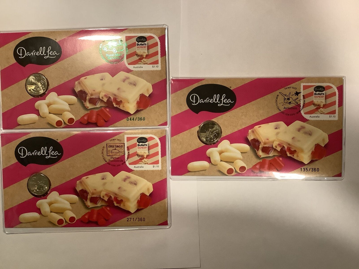 2022 Newcastle Coin Show PNC. 120 made per day. Full Set Darrell Lea days 1,2,3