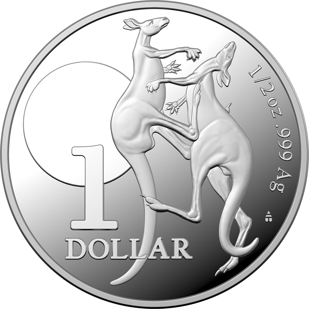 2023 Fine Silver Proof 1/2oz Coin - Kangaroo Fighting Spirit