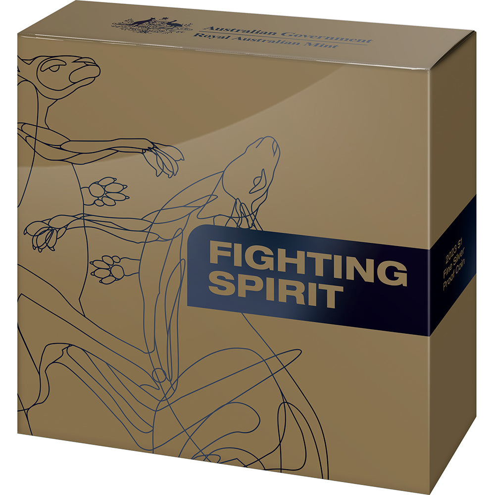 2023 Fine Silver Proof 1/2oz Coin - Kangaroo Fighting Spirit