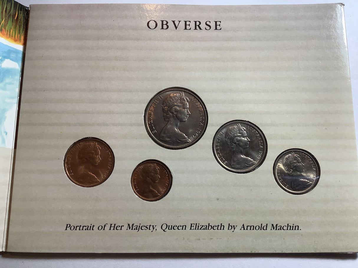 1967 Australian Uncirculated Set. Sherwood Issue.