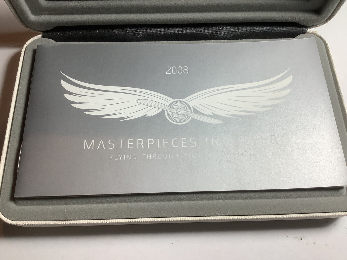 2008 Masterpieces in Silver. Flying Through Time. Aviation.