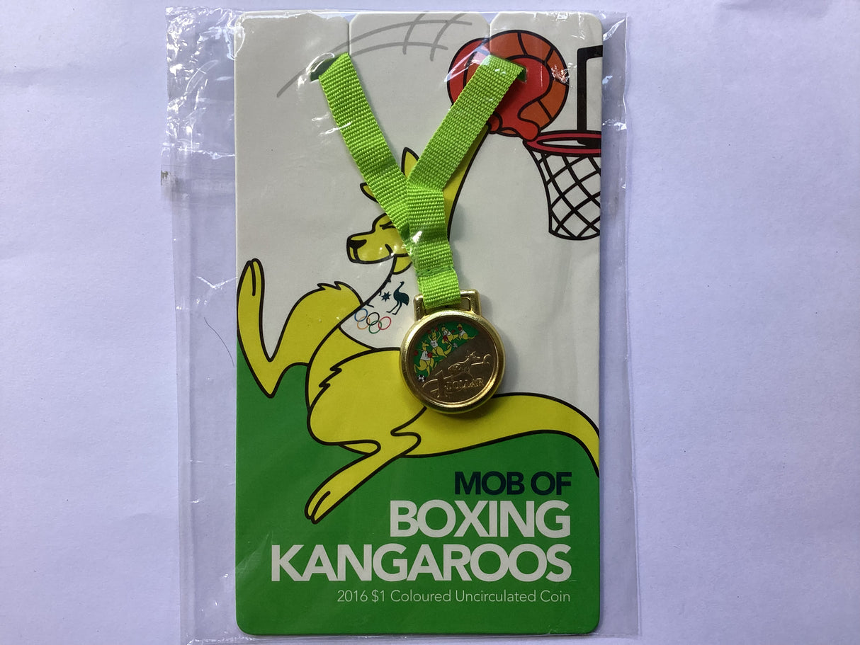 2016 $1 Mob of Boxing Kangaroos