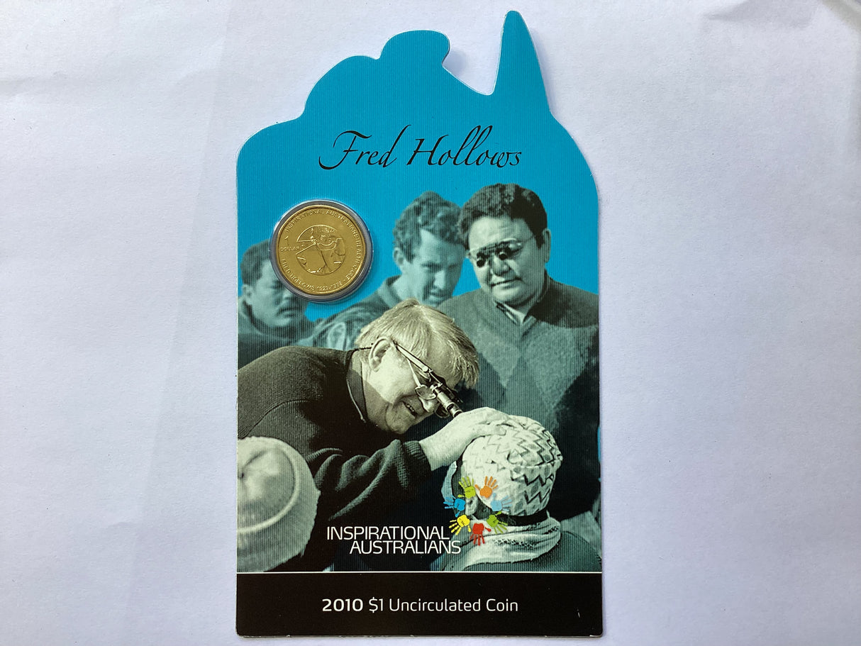 2010 $1 Inspirational Australians. Fred Hollows