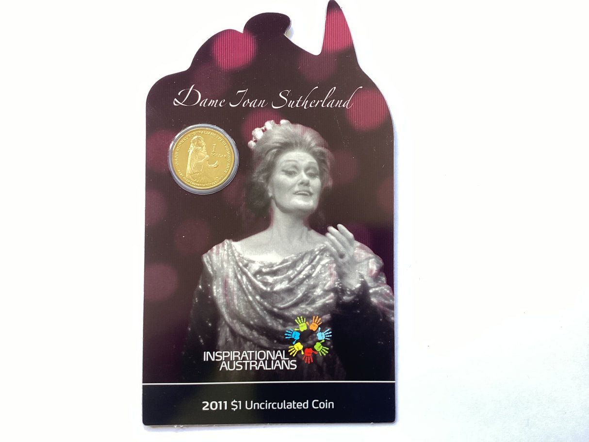 2011 $1 Inspirational Australians. Dame Joan Sutherland.