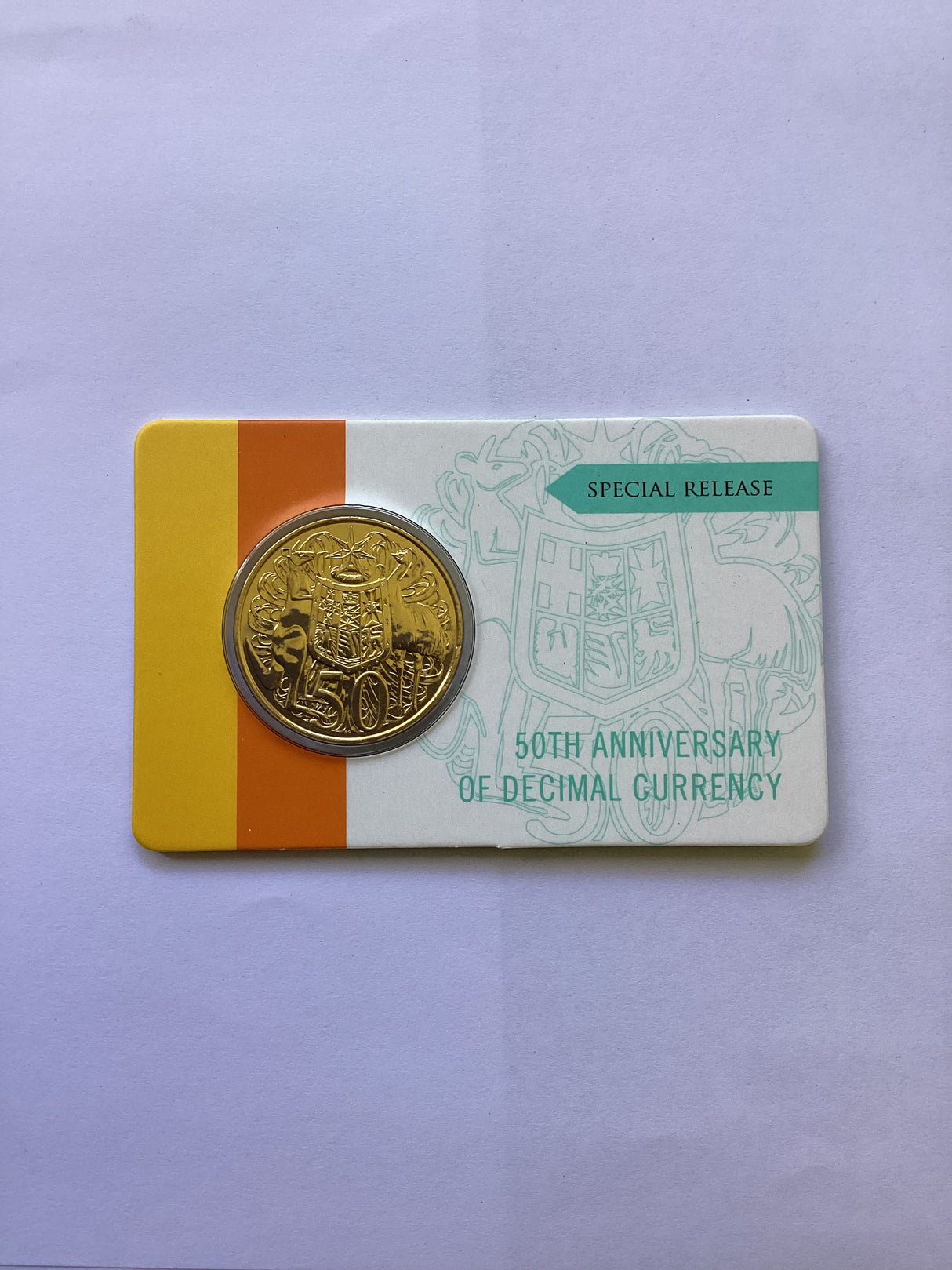 2016 50c 50th Anniversary of Decimal Currency Special Release