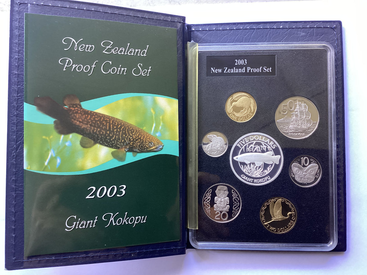 2003 New Zealand Proof Set