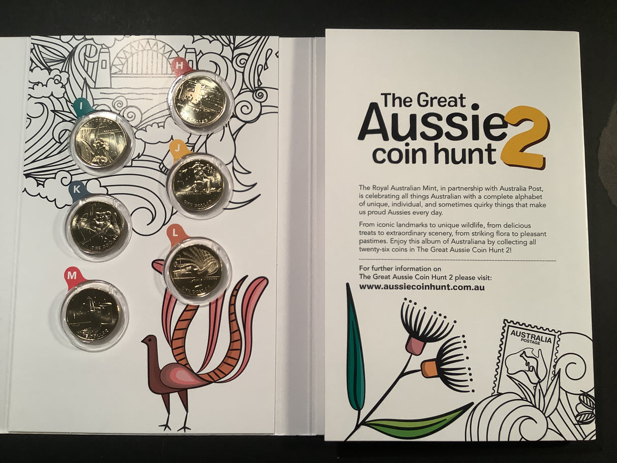 2021 Great Aussie Coin Hunt 2. 26 Coin Uncirculated Set.