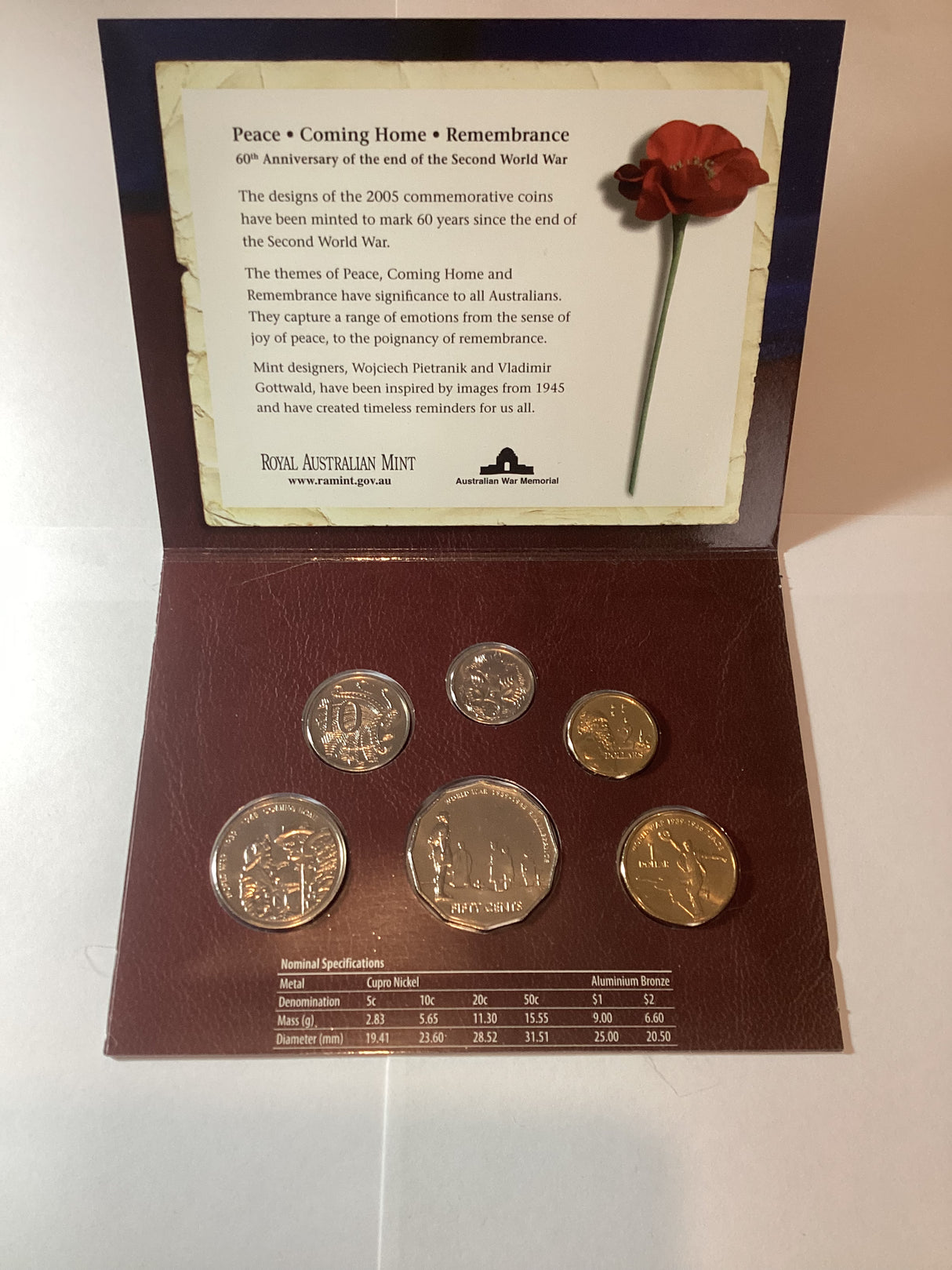 2005 Australian Uncirculated Set.