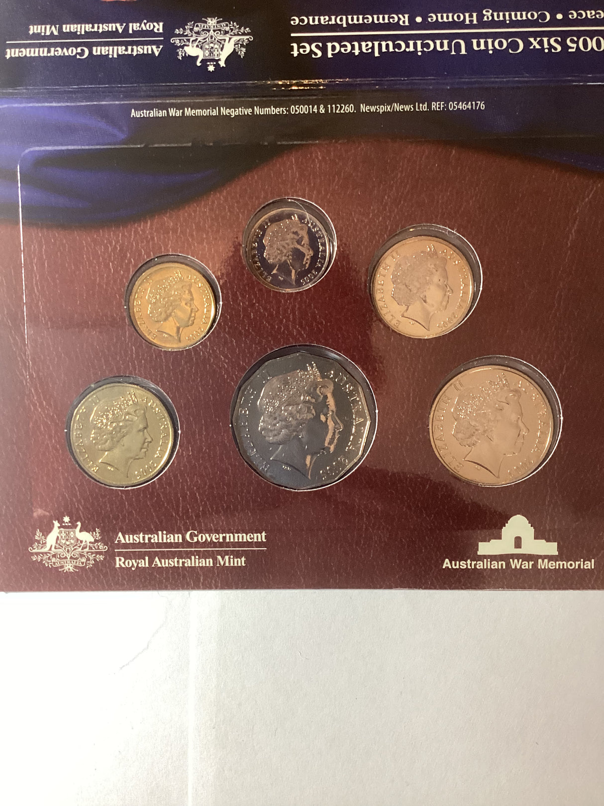 2005 Australian Uncirculated Set.
