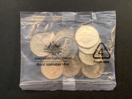 2020 Qantas $1 RAM Bag. 10 Coins.