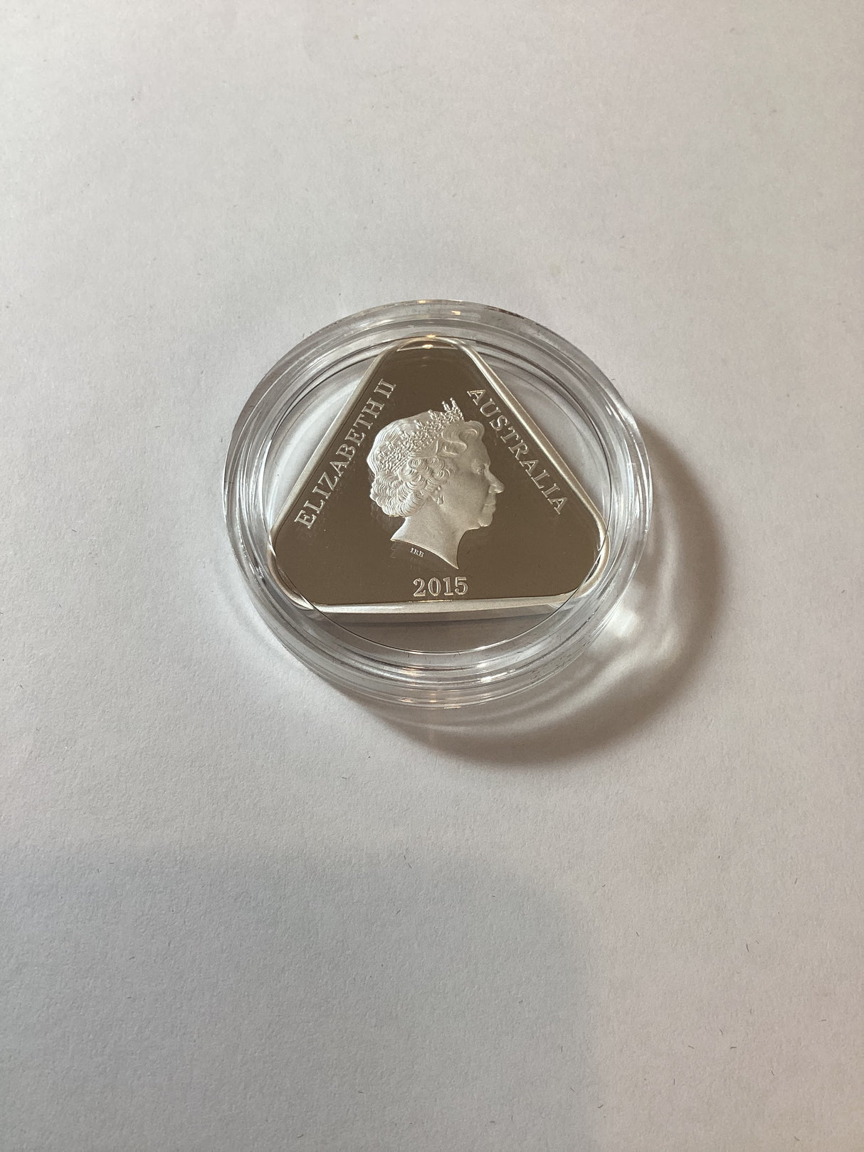 2015 $5 Anzac Centenary Silver Proof Triangular Coin