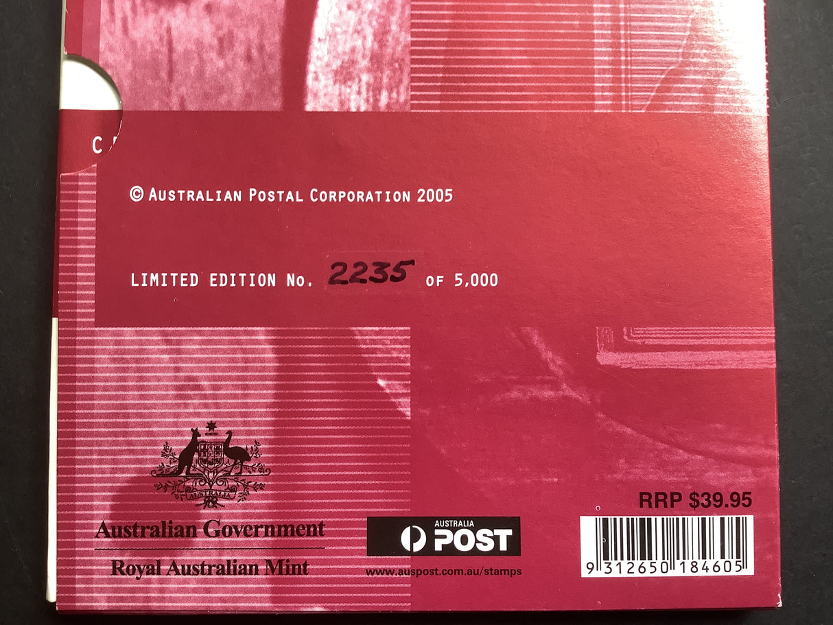 2005 Australian Kangaroo and Map Silver Ingot.