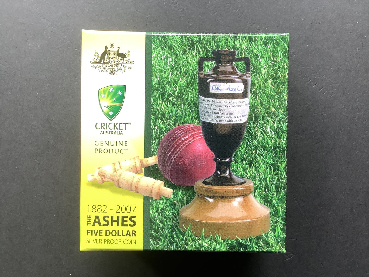 2007 $5 The Ashes Silver Proof Coin