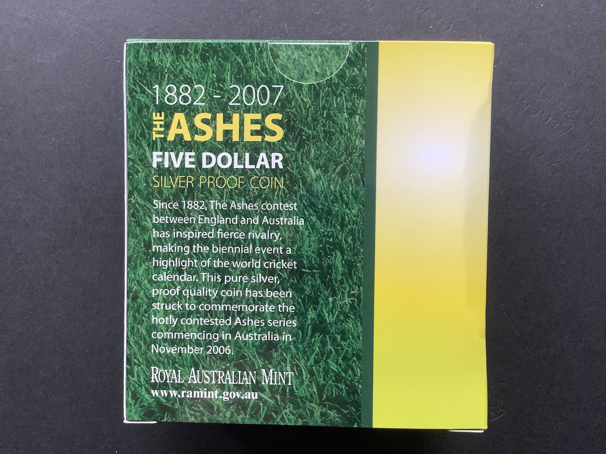 2007 $5 The Ashes Silver Proof Coin