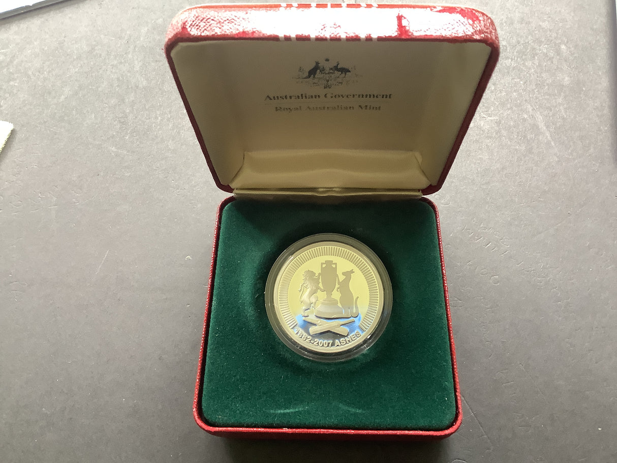 2007 $5 The Ashes Silver Proof Coin