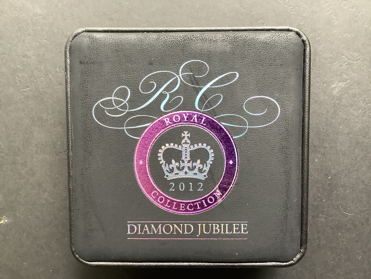 2012 Diamond Jubilee of the accession of Queen Elizabeth II 50c Proof Coin.