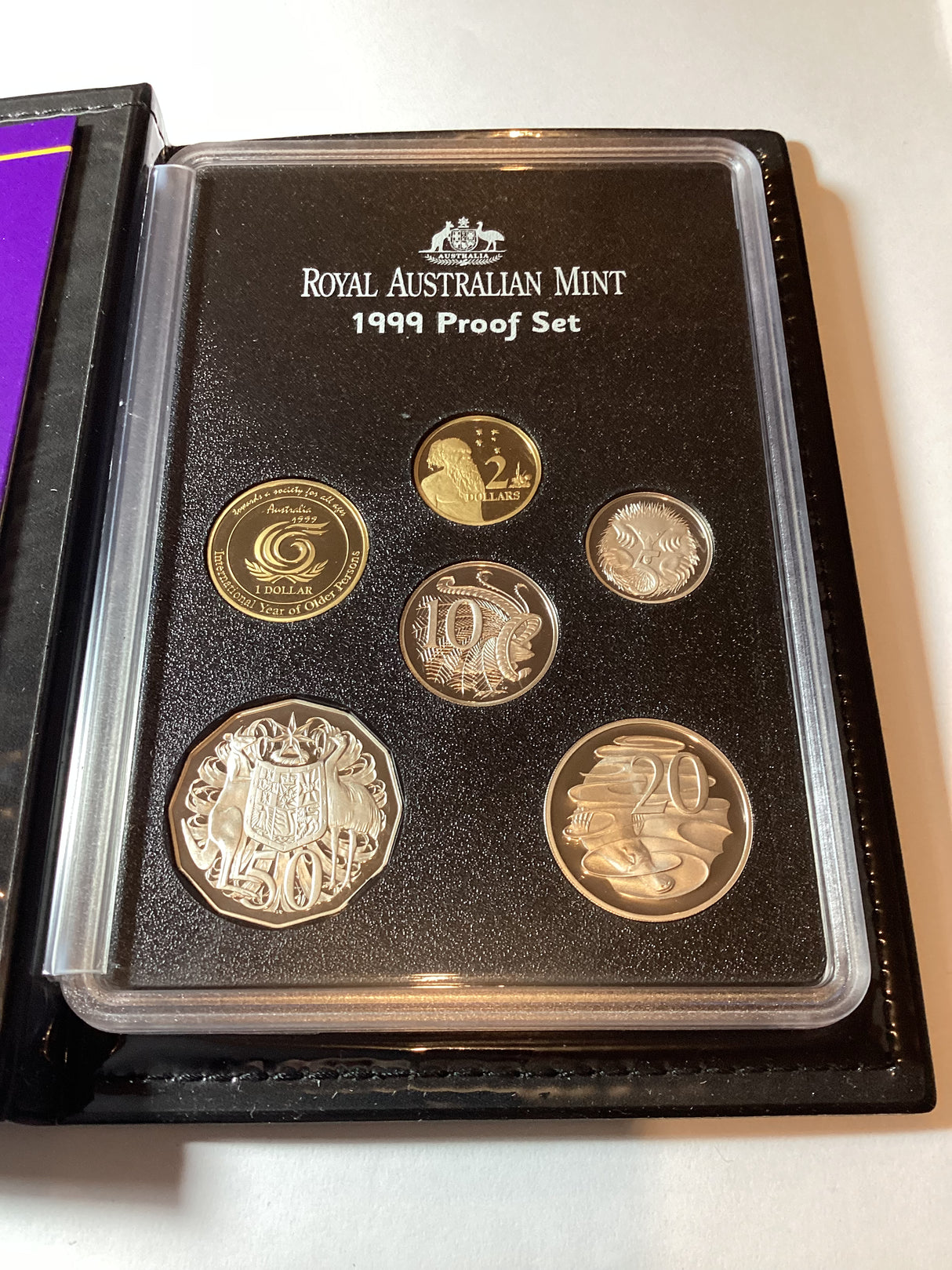 1999 Six Coin Proof Set. International Year of Older Persons.
