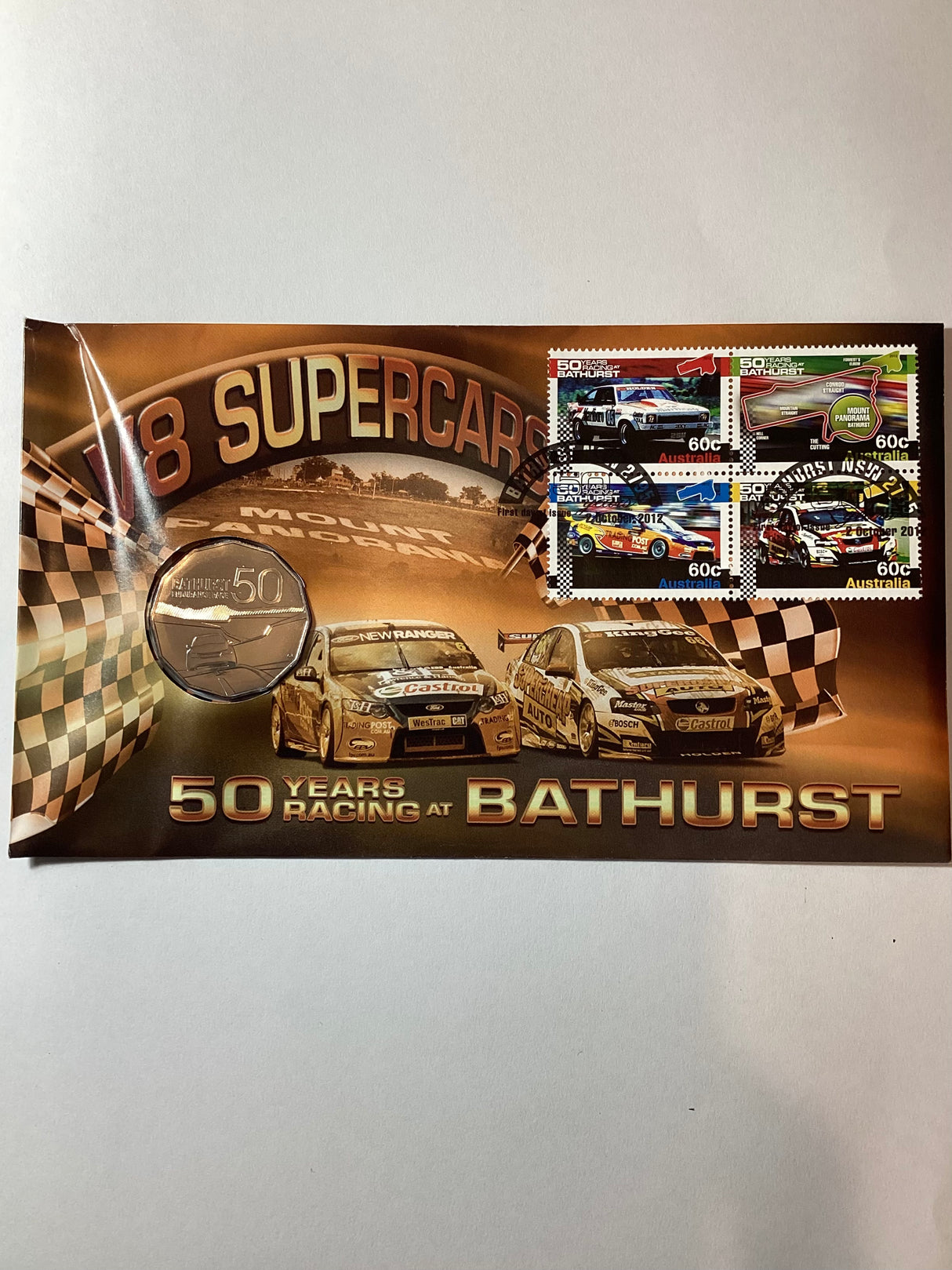 2012 50c PNC 50 Years Racing At Bathurst