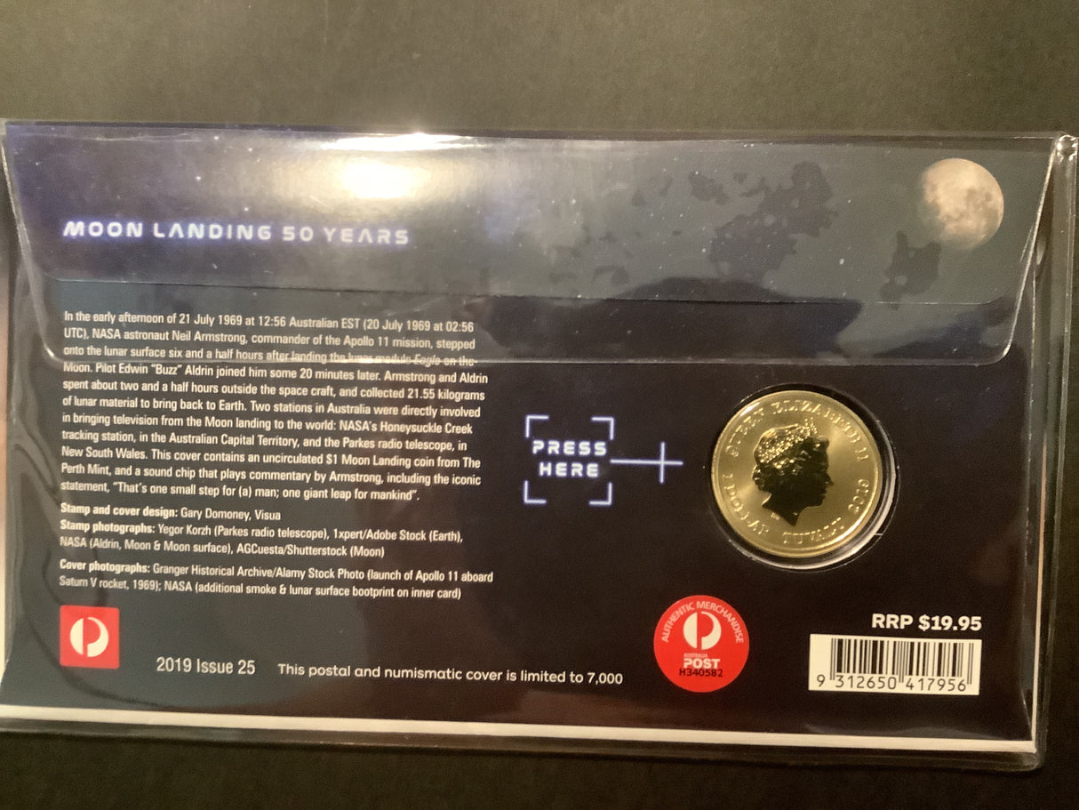 2019 PNC 50th Anniversary of the Moon Landing with Voice Recording