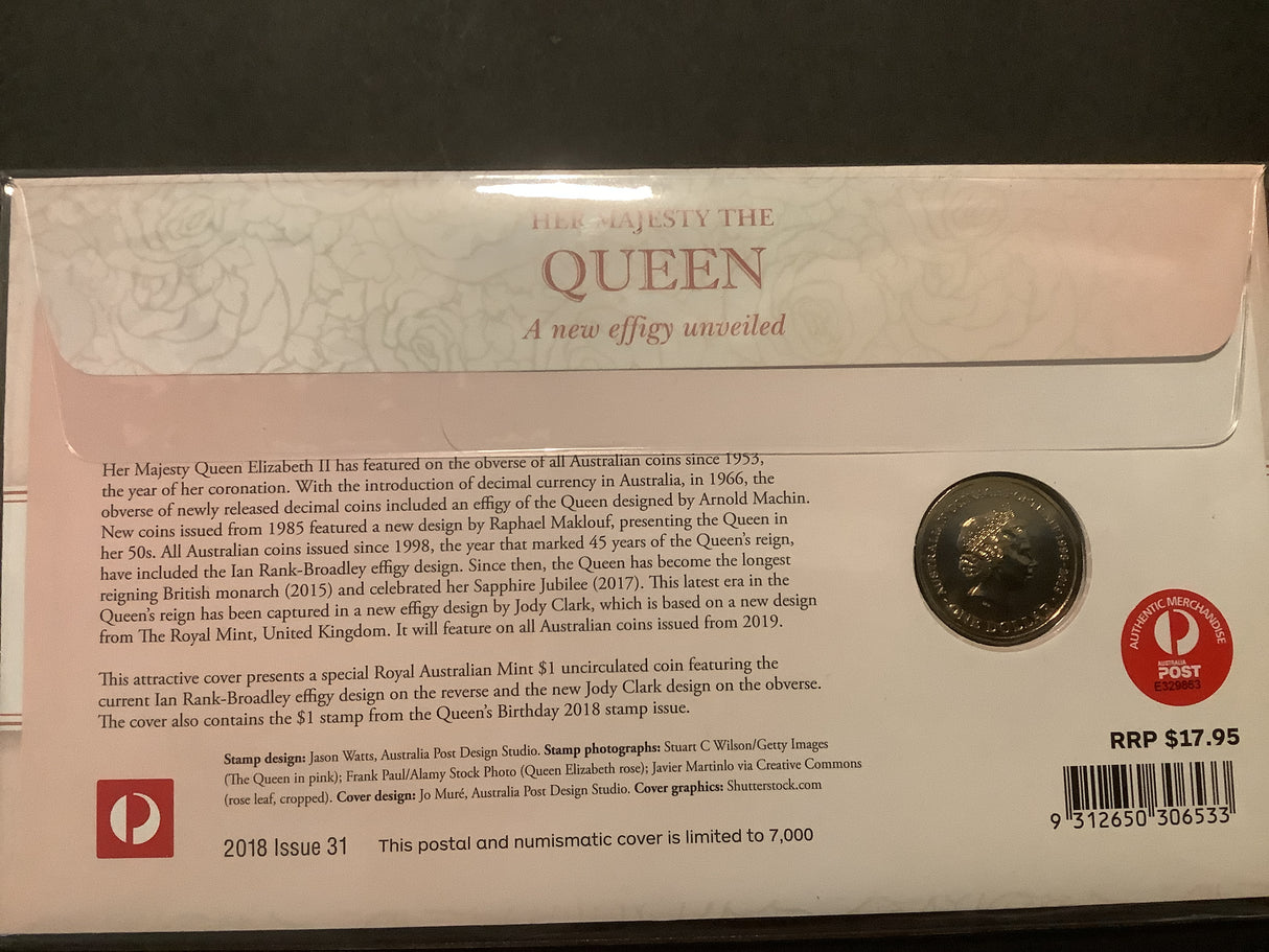 2018 PNC Her Majesty The Queen: A new effigy unveiled. Double Head.