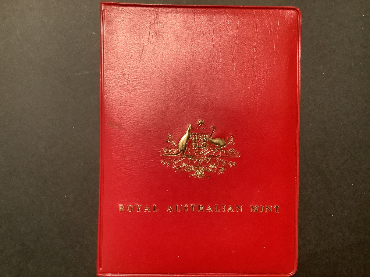 1983 Royal Australian Mint 6 Coin Uncirculated Set in Red Folder.