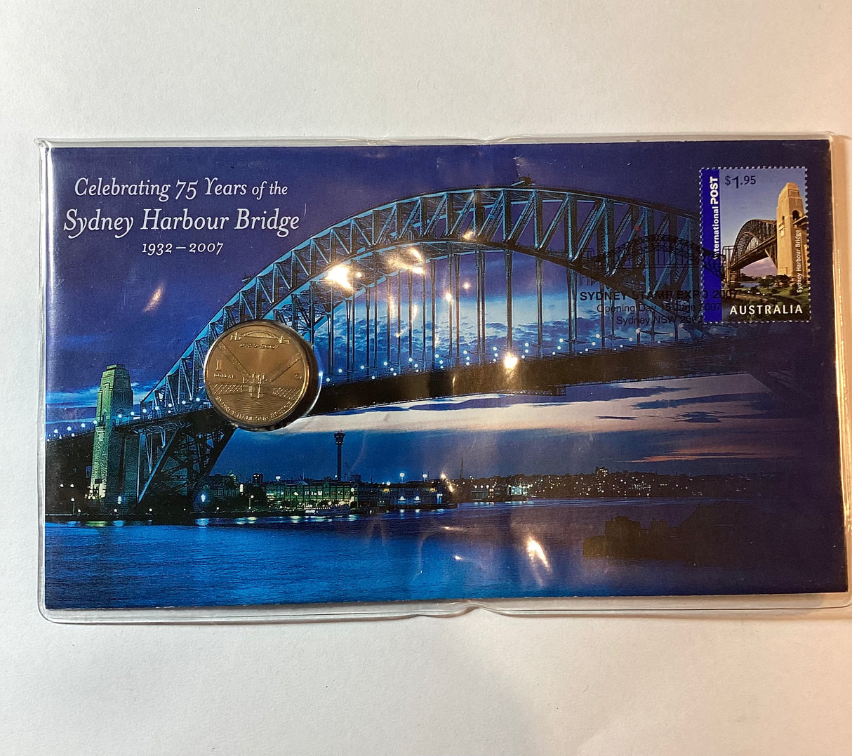 2007 $1 PNC Coin Celebrating 75 Years of the Sydney Harbour Bridge