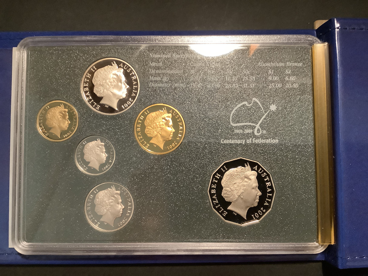2001 RAM Six Coin Proof Set.