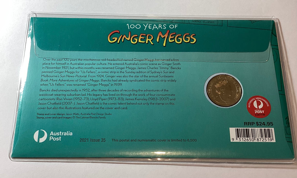 2021 100 Years of Ginger Meggs PNC Party Hat