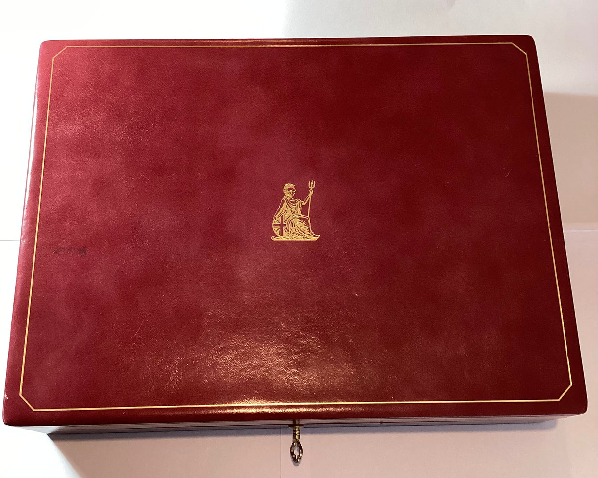 The Empire Collection, Gold-plated solid Sterling silver Replicas Stamp Ingot, Hallmarked by the Assay office