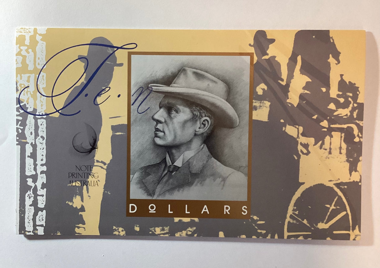 1993 Note Printing Australia. First $10 Polymer. Last $10 Paper.