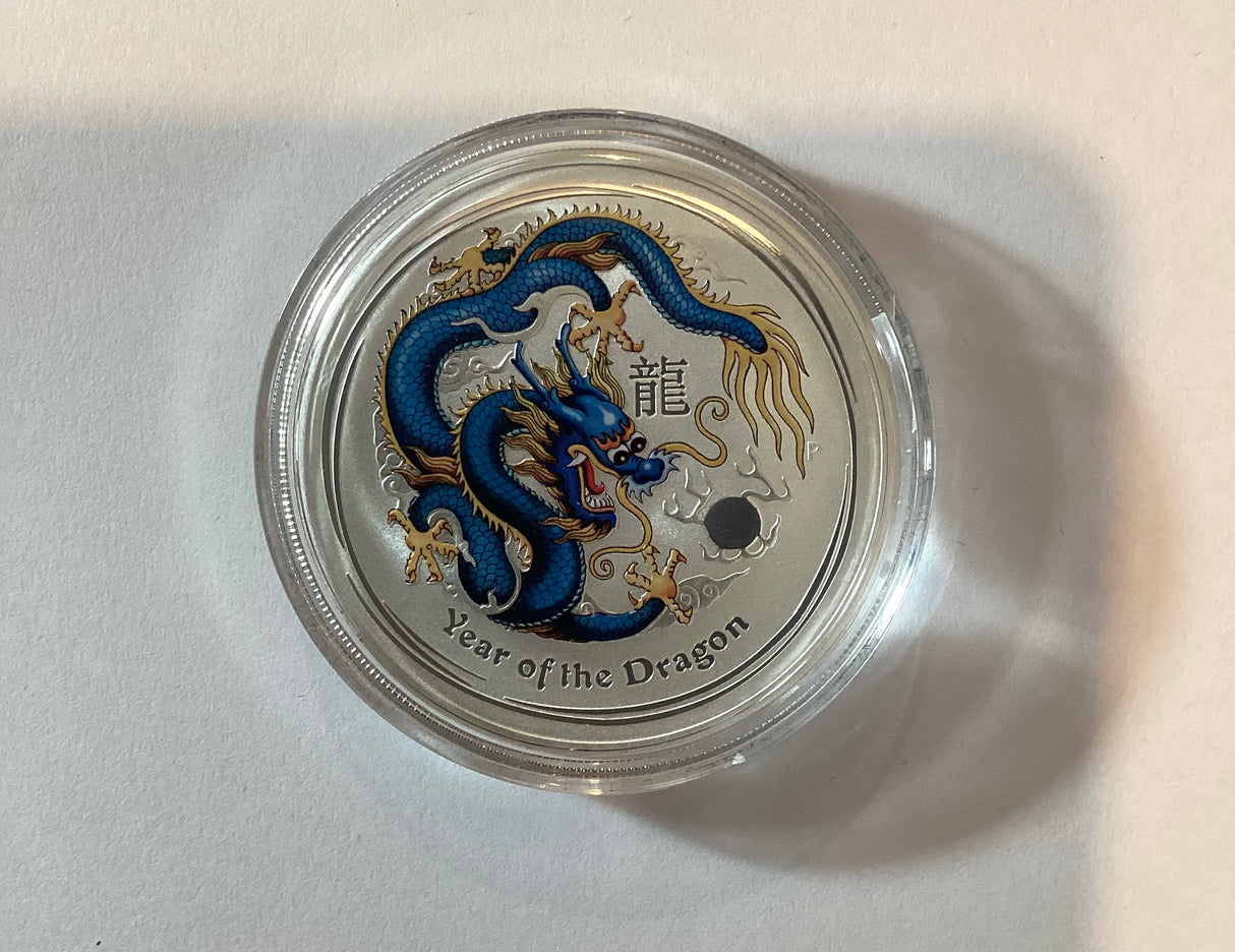 2012 Year of the Dragon 1oz Silver Proof Coin. Sydney ANDA Edition