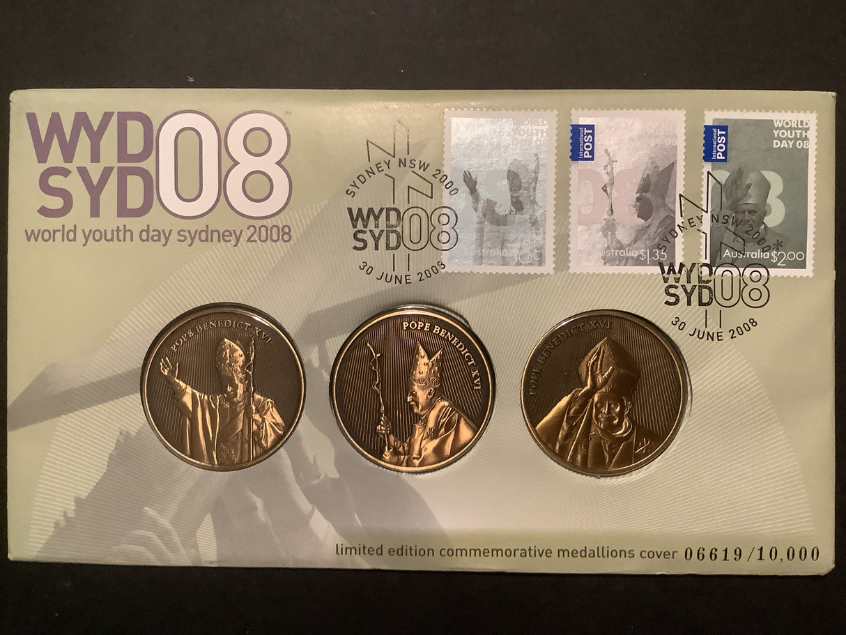 2008 PMC World Youth Day: Three Medallion Set