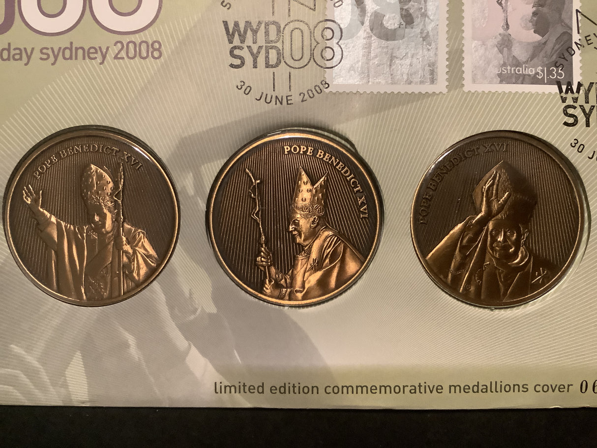 2008 PMC World Youth Day: Three Medallion Set