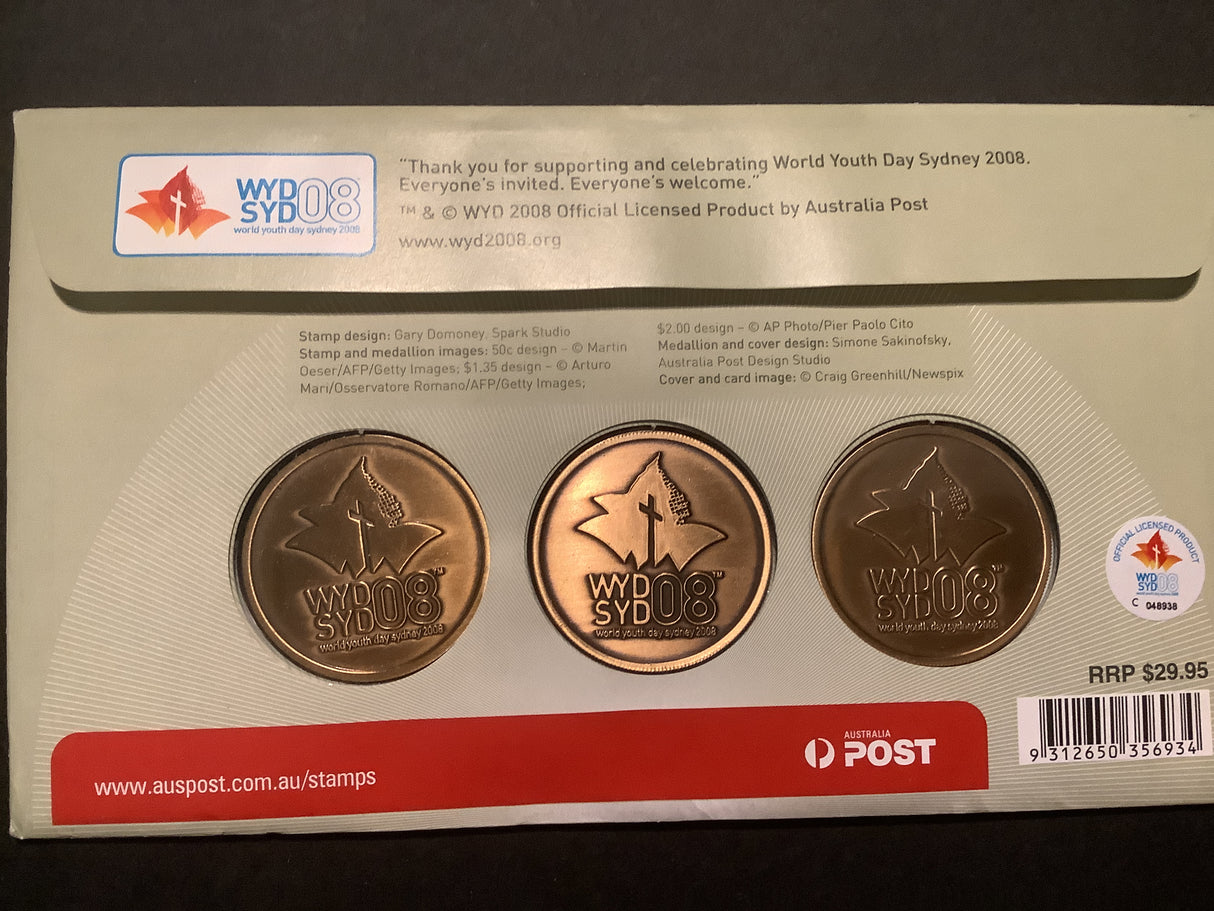 2008 PMC World Youth Day: Three Medallion Set