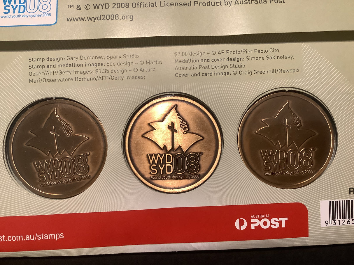2008 PMC World Youth Day: Three Medallion Set
